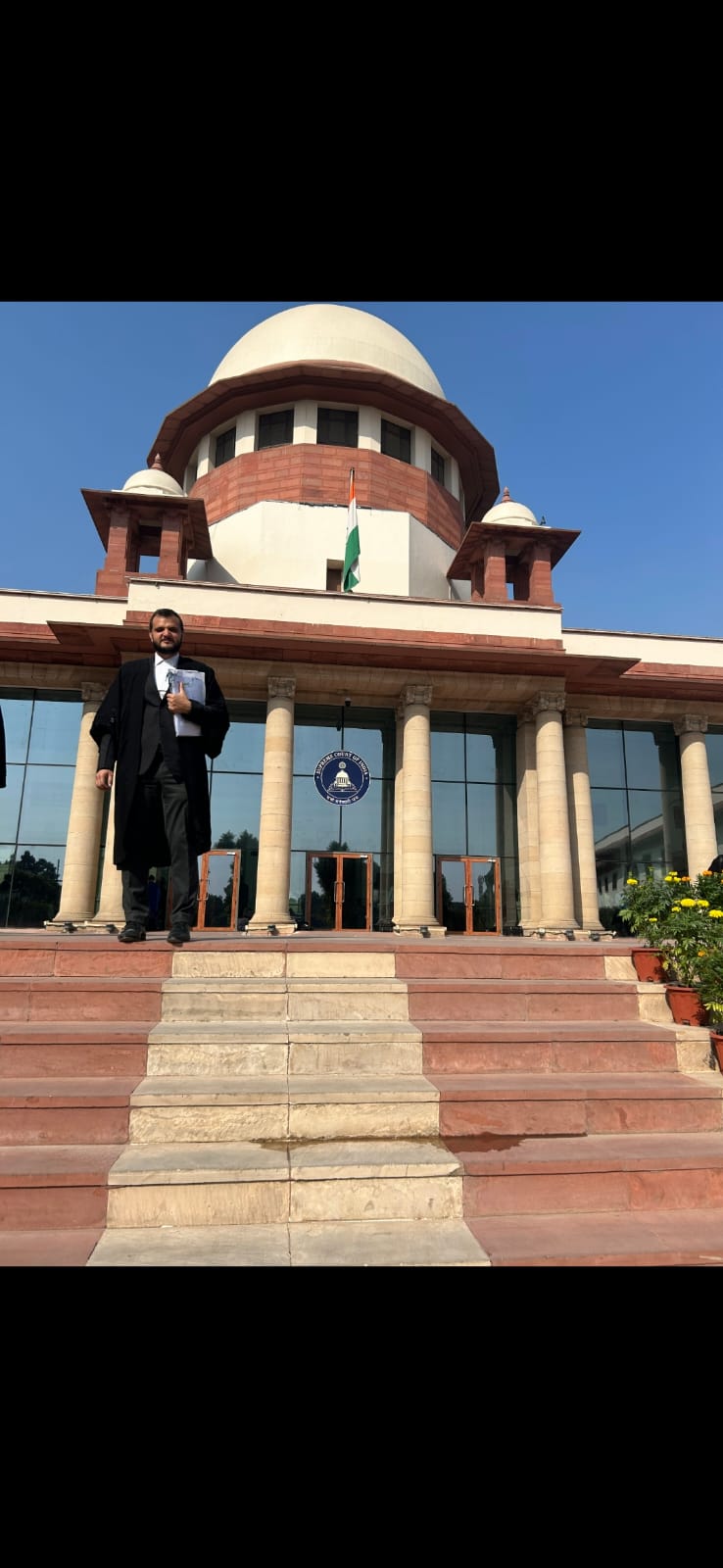 Advocate Rishabh Dubey at Supreme Court